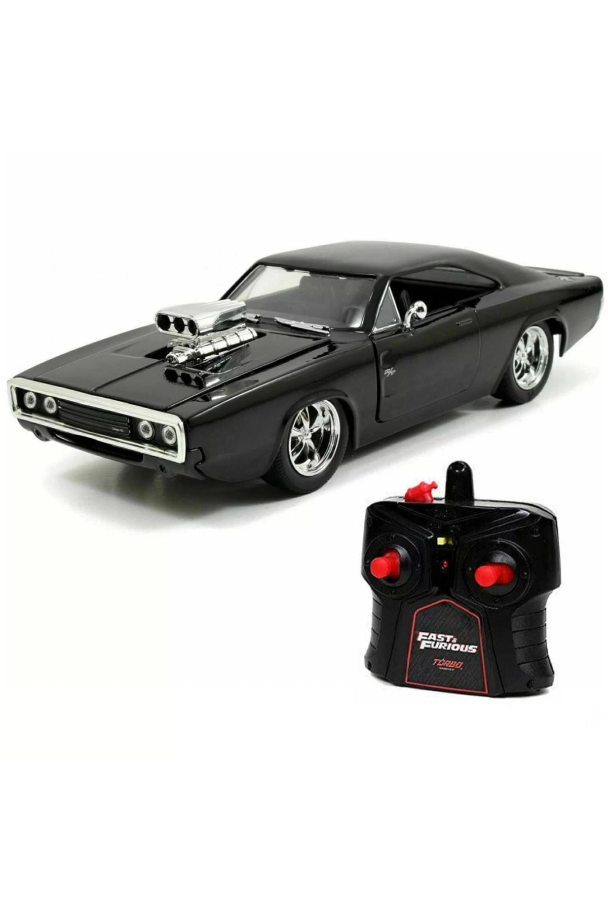 Jada Toys 1:16 Fast & Furious 1970 Kumandalı Dom's Dodge Charger R/T Turbo