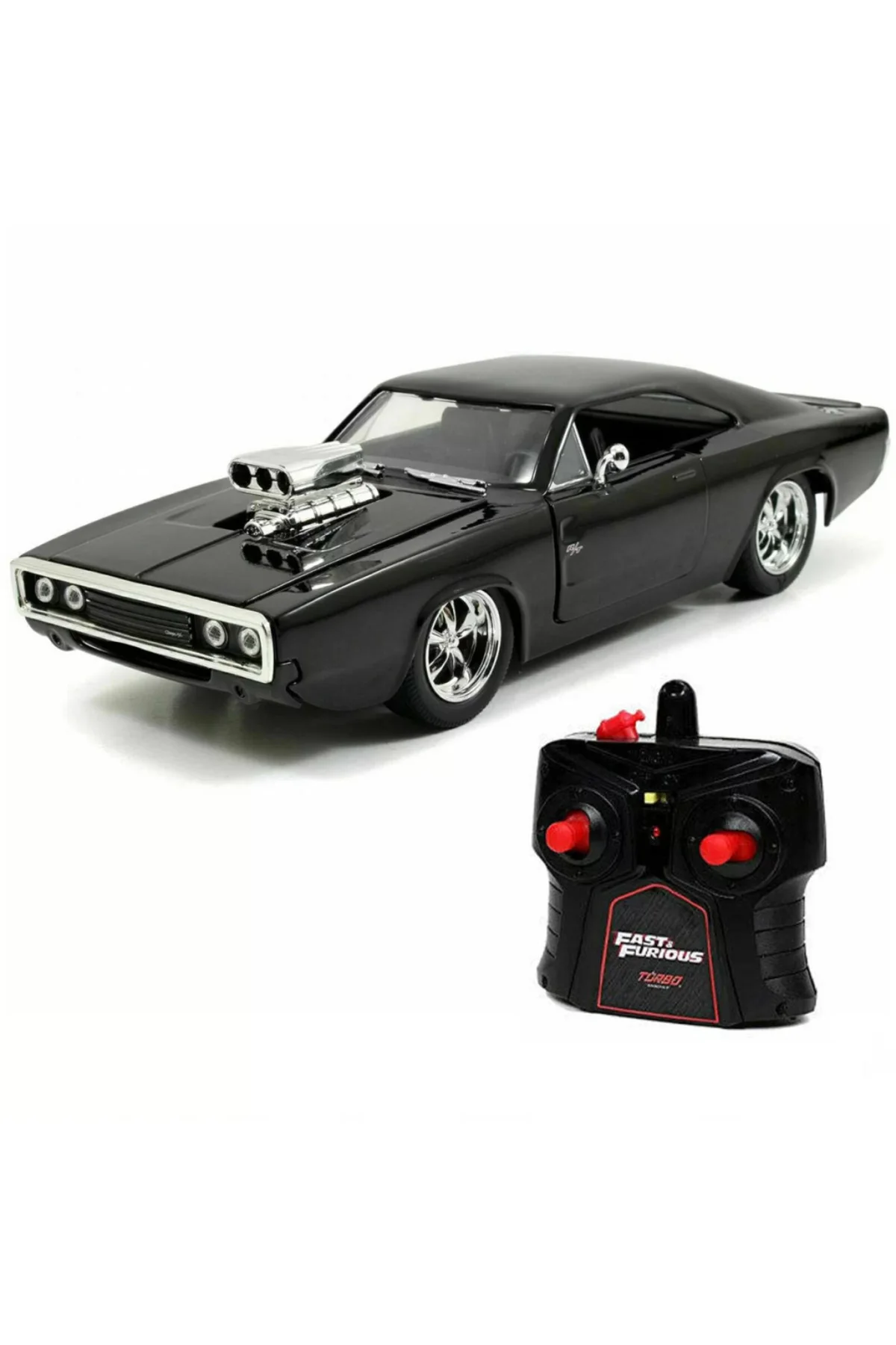 1:16 Fast & Furious 1970 Kumandalı Dom's Dodge Charger R/t Turbo Araba