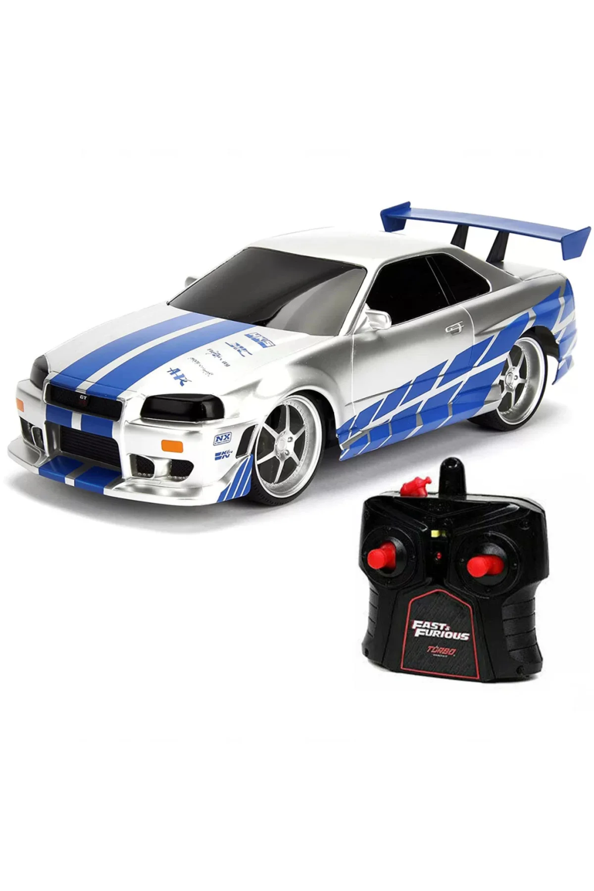 1:16 Fast & Furious Kumandalı Brian's Nissan Skyline GT-R Turbo Araba
