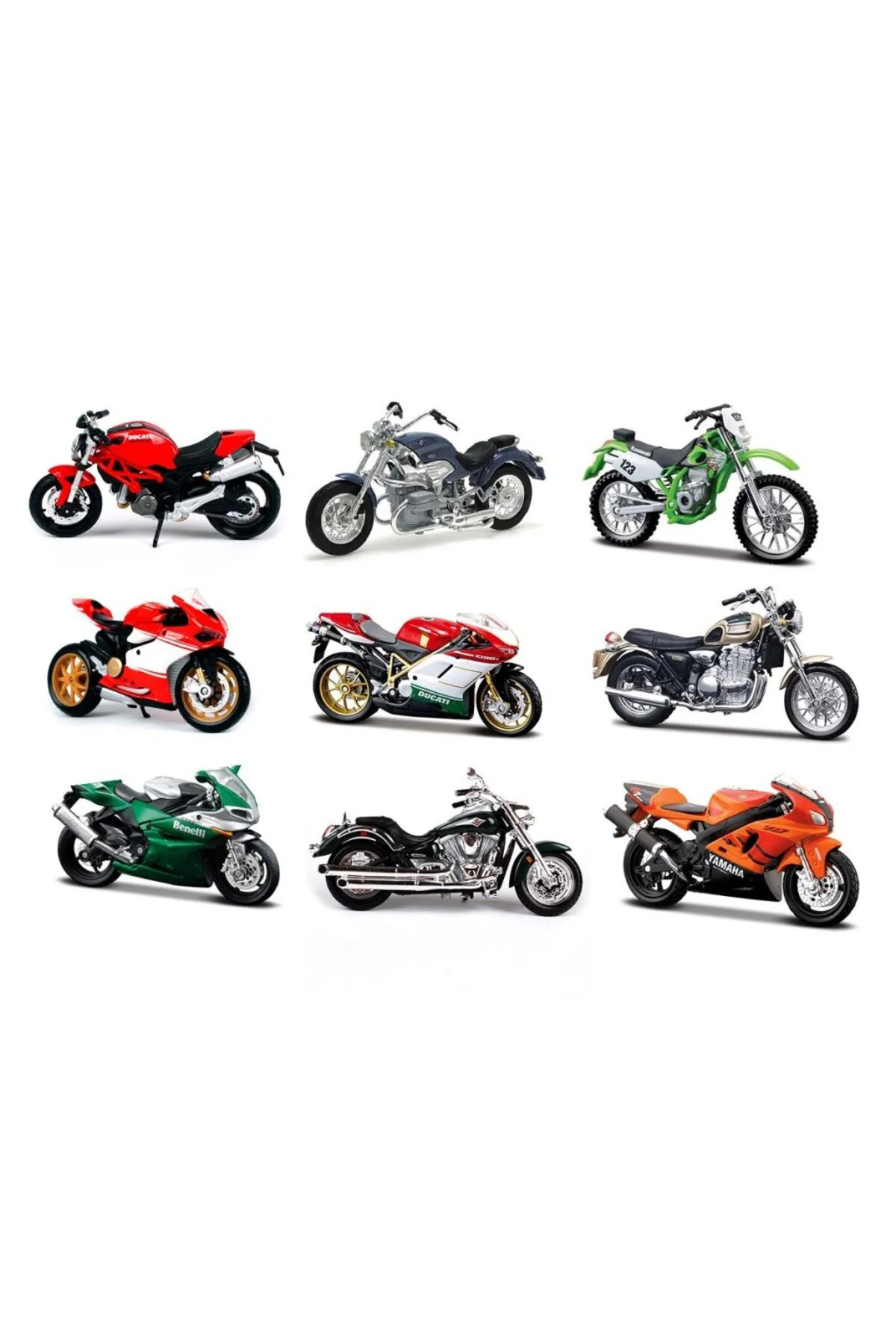 1:18 NessiWorld Motorsiklet (ADET FİYATIDIR)