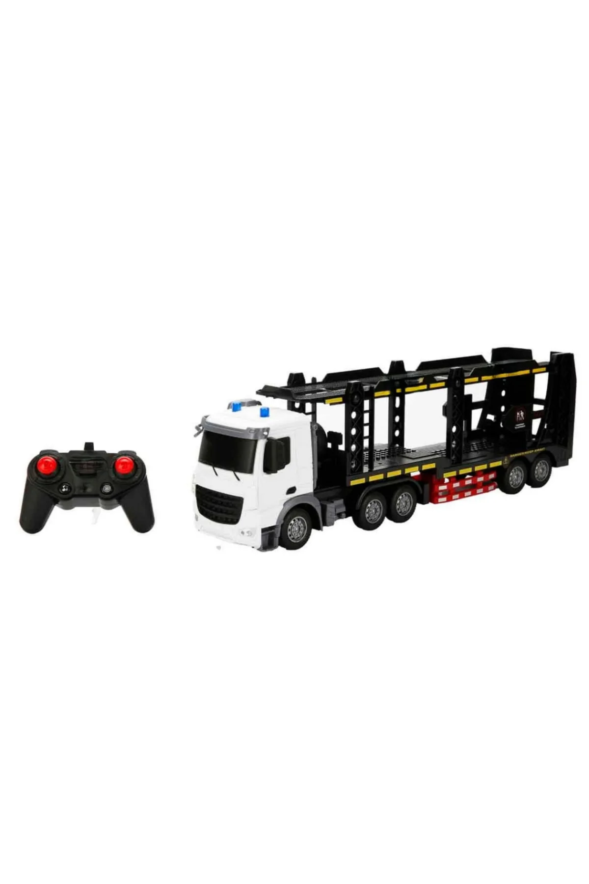 1:18 Sesli ve Işıklı USB Şarjlı Uzaktan Kumandalı Taşıyıcı Kamyon 50 cm