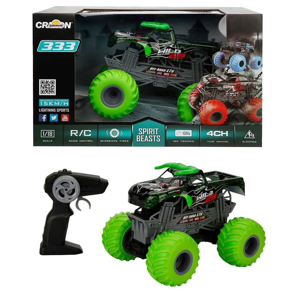 1:18 Uzaktan Kumandalı Spirit Beasts Pick Up USB Şarjlı Araba 25 