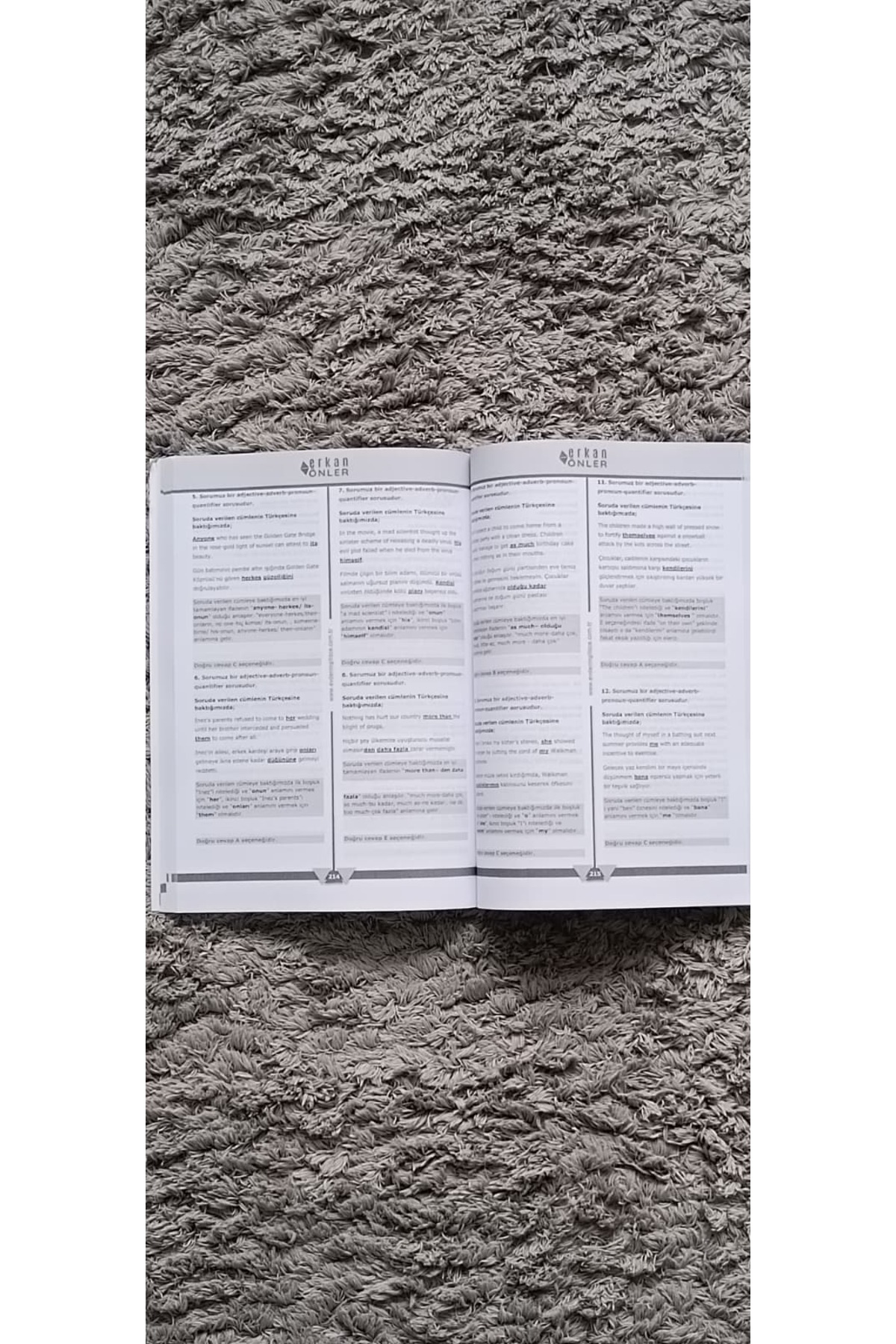 11.SINIF YDT-YKSDİL KONU KONU ÇÖZÜMLÜ GRAMER SORU BANKASI