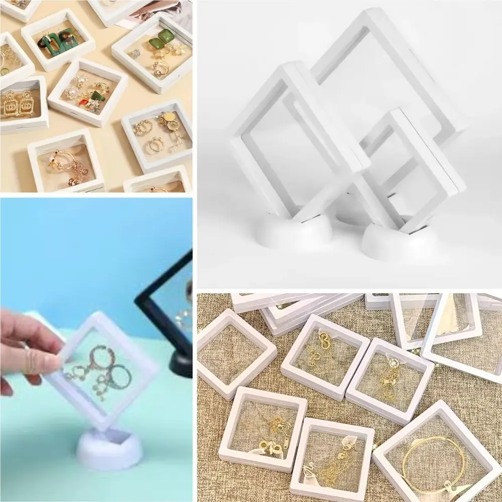 11x11cm Standlı 3D Takı Ziynet Hatıra Koleksiyon Saklama Kutusu Ş