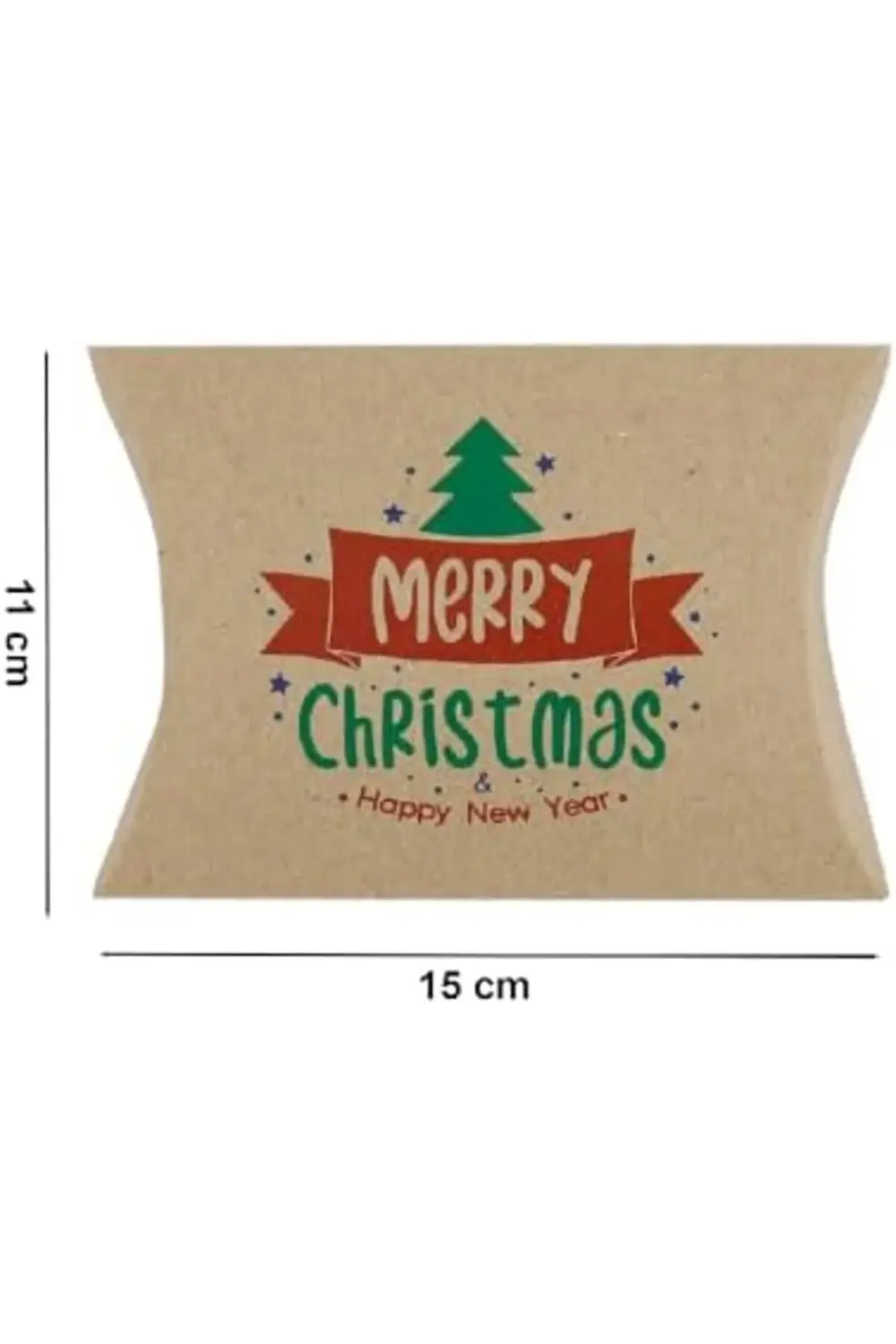 11x15 Yılbaşı Temalı Yastık Model Hediye Kutusu (5'li Set) - Mode