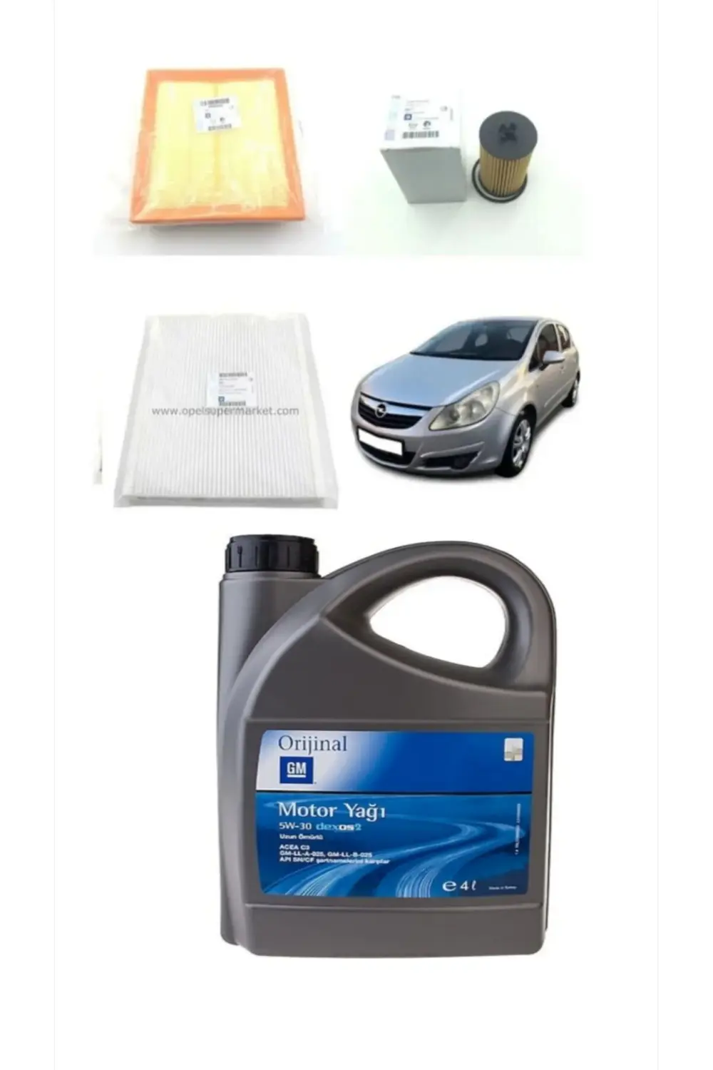 1.2 - 1.4 16V Benzinli (2010 - 2014) Filtre Bakım Seti