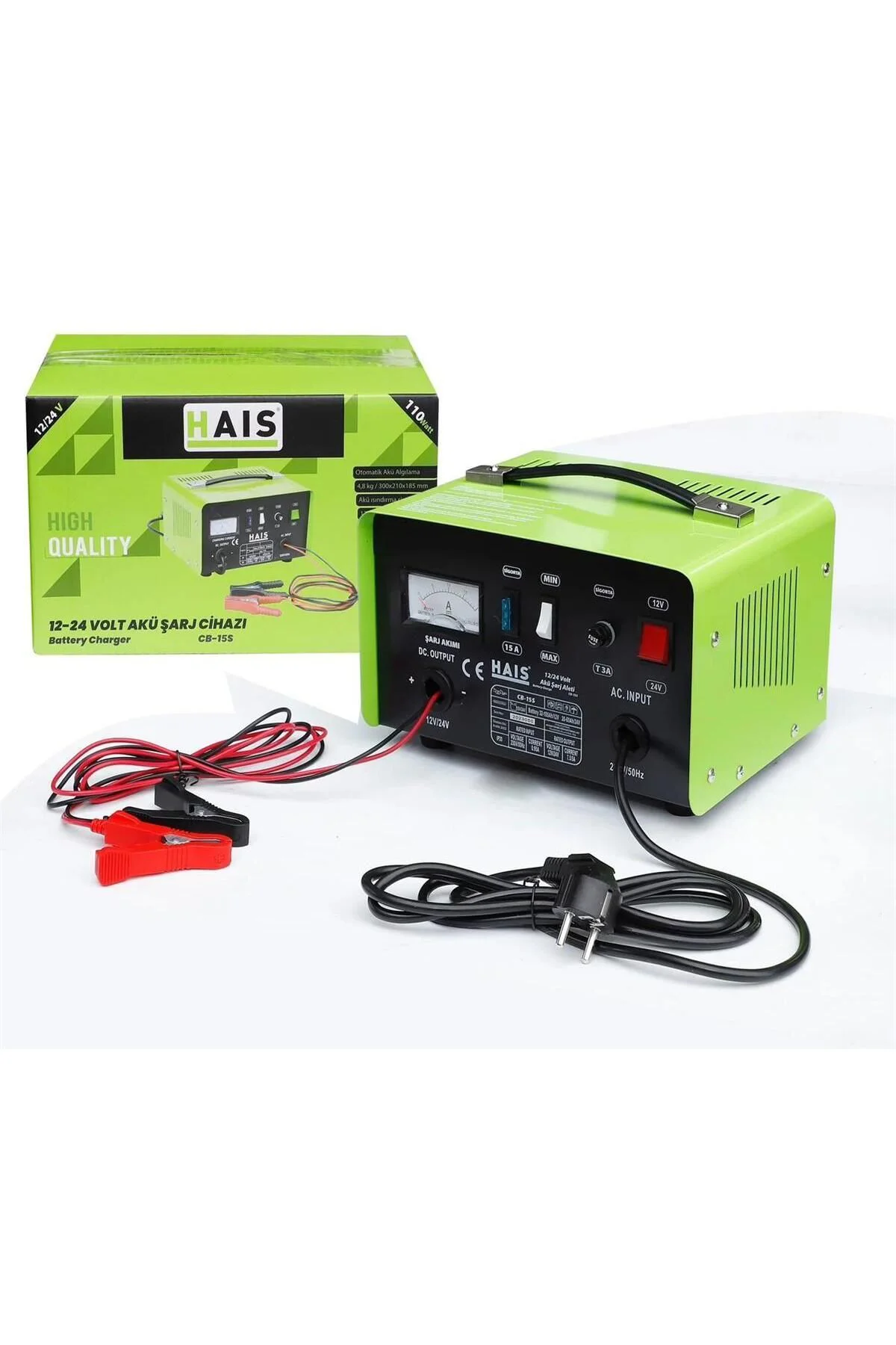 12-24 Volt Akü Şarj Cihazı 110w Cb-15s