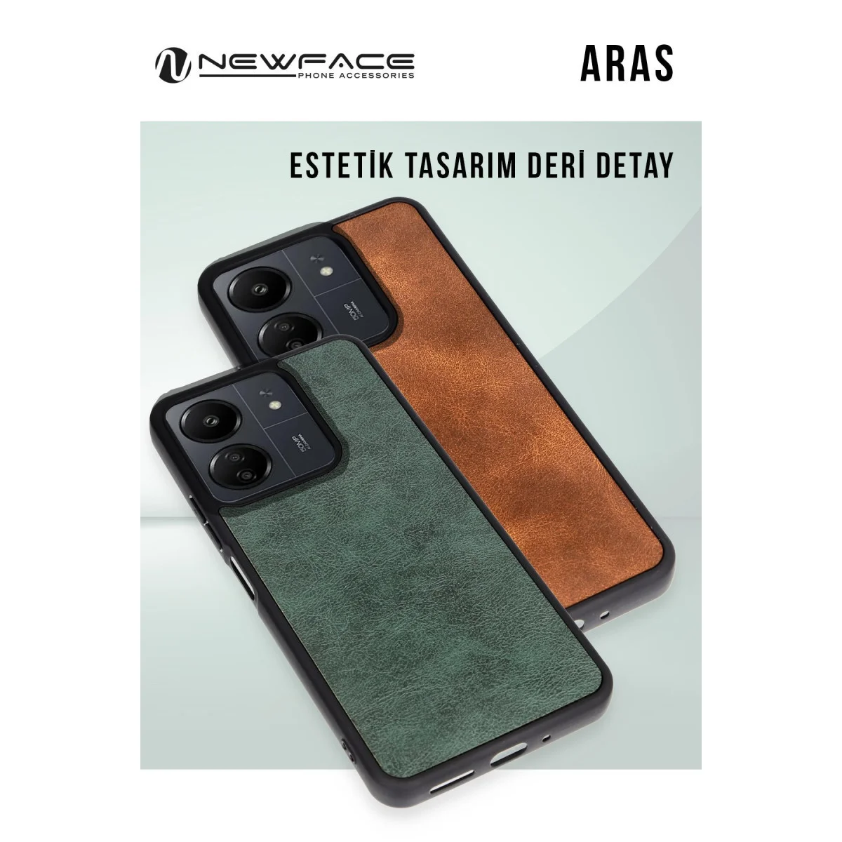 12 5G Deri Kapak Aras - Taba Renk: Şıklık ve Koruma Bir Arada