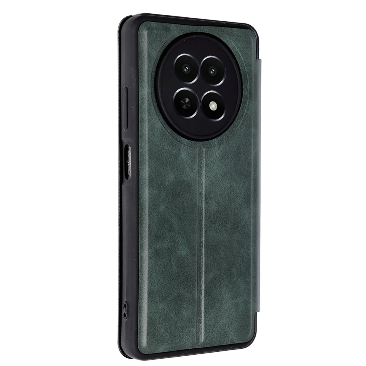 12 5G Kılıf Flip Cover - Koyu Yeşil Premium Koruması