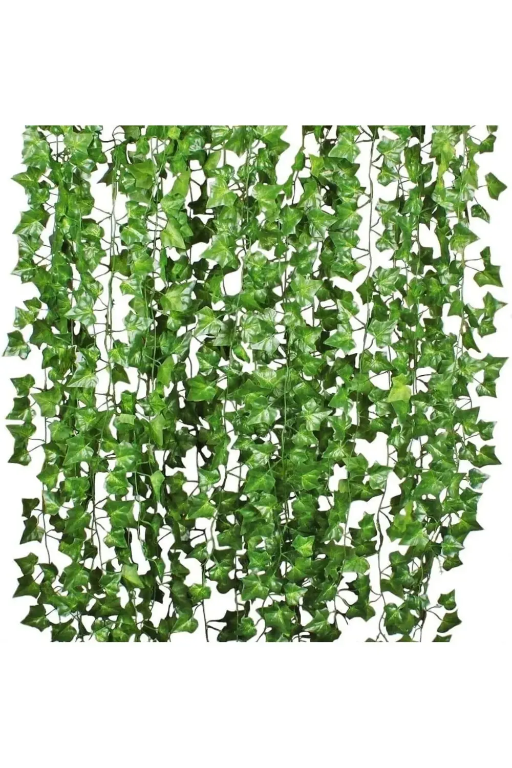 12 Adet 240 cm Yapay Sarmaşık Yaprak – Görünümlü Dekoratif Bitki,