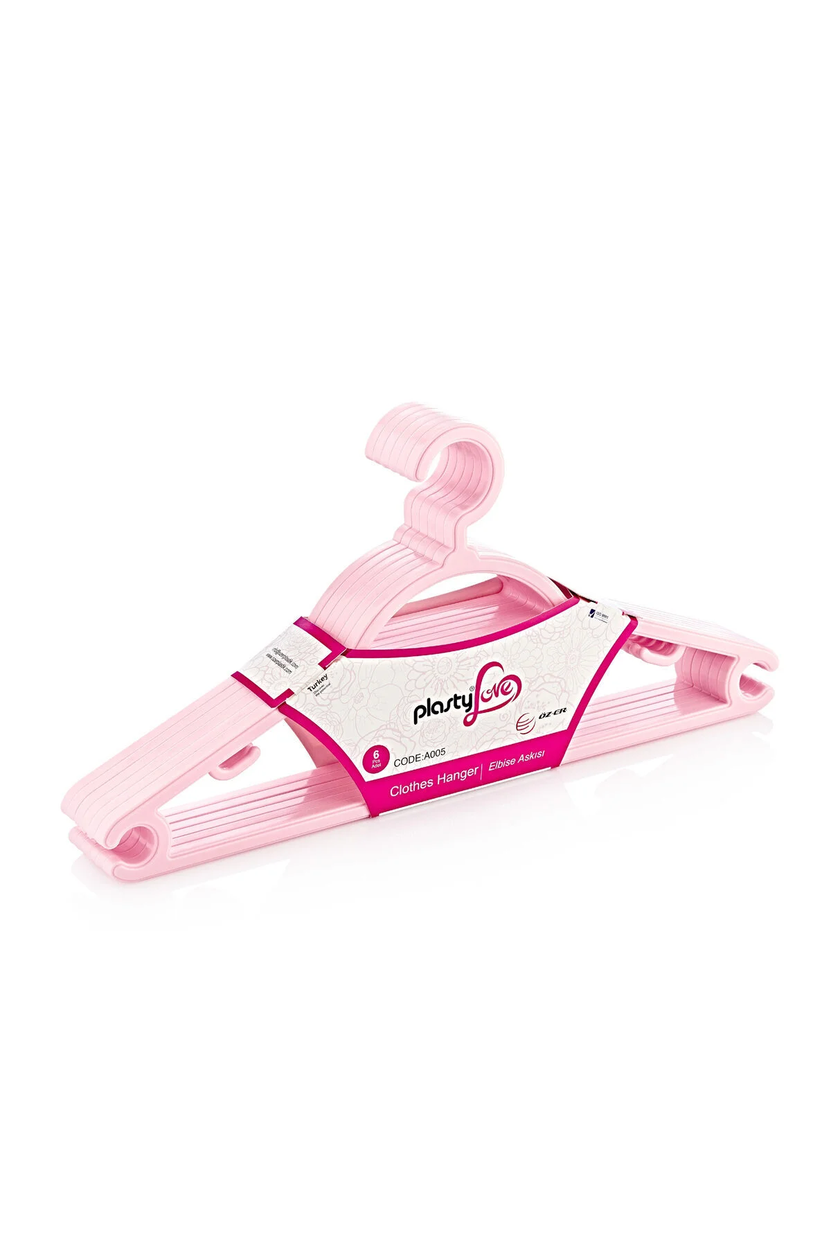 12 Adet A Kalite Plastik Elbise Askısı