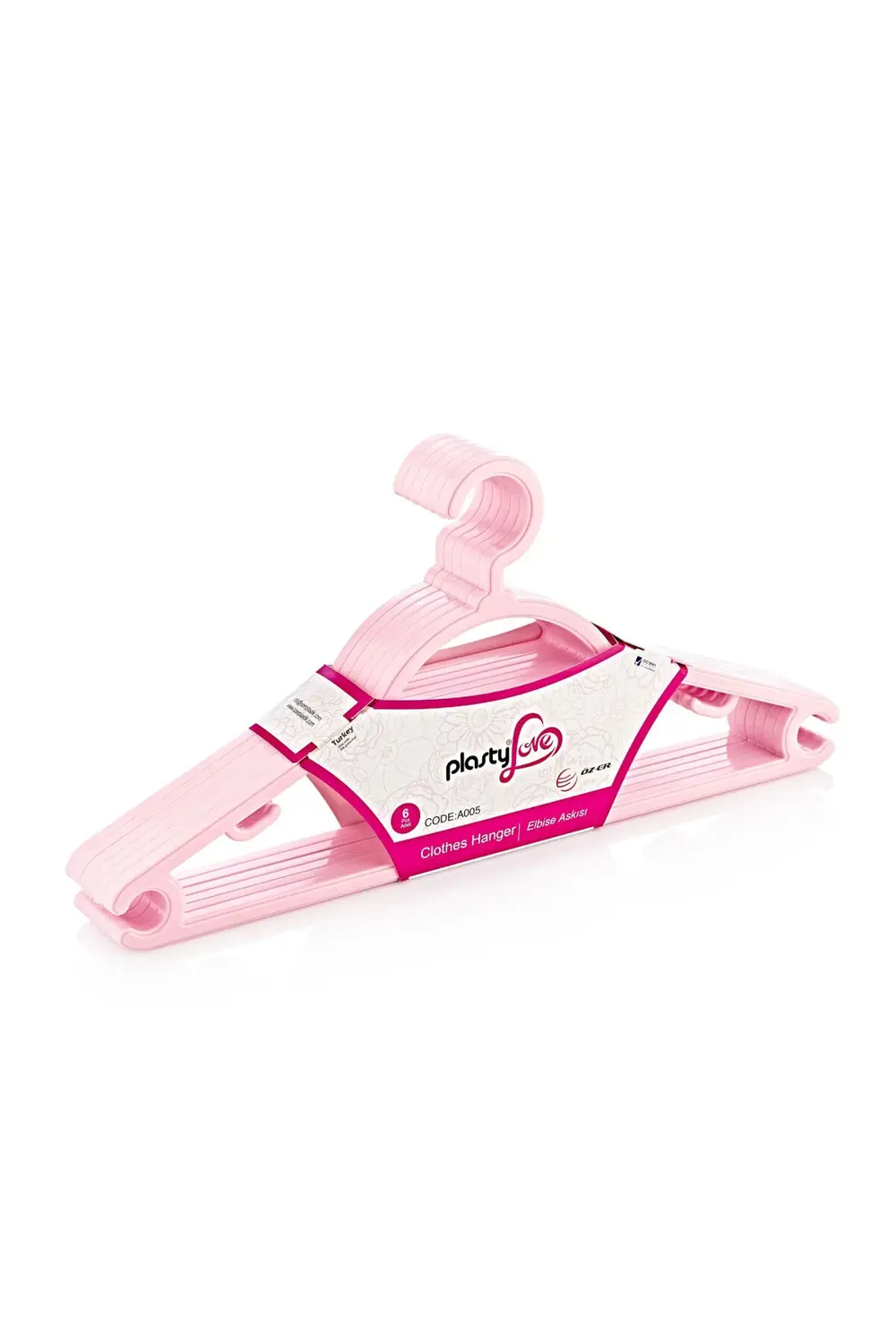 12 Adet A Kalite Plastik Elbise Askısı
