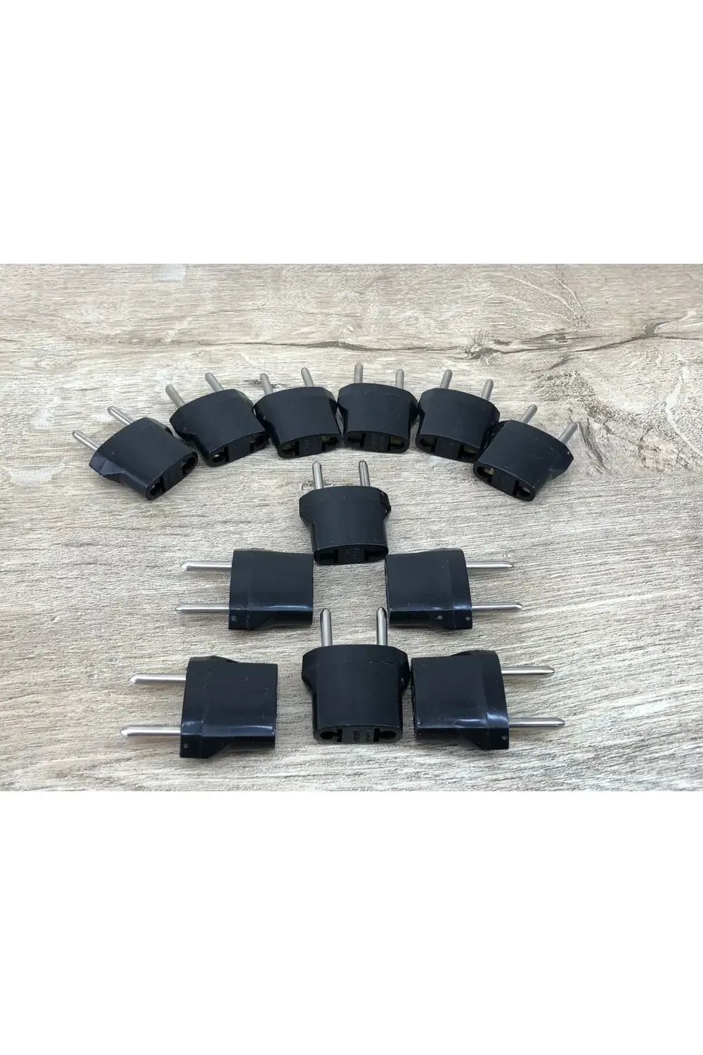 12 Adet Amerikan Fişini Türk Fişine Çevirici Adaptör Türkiye Elek