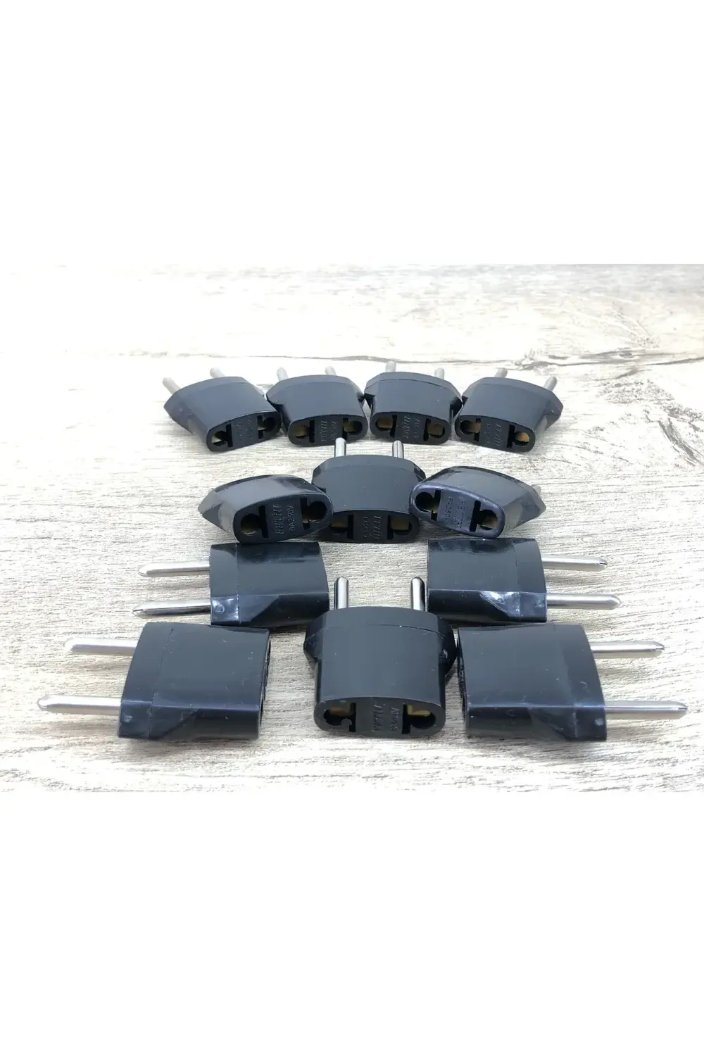 12 Adet Amerikan Fişini Türk Fişine Çevirici Adaptör Türkiye Elek