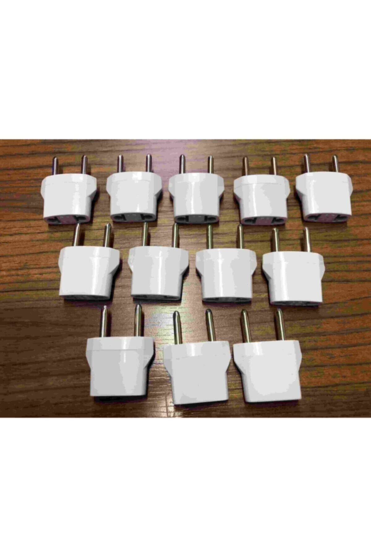 12 Adet Amerikan Uçlu Prizlerini Türk Uçlu Pirize Çevirici Dönüşt