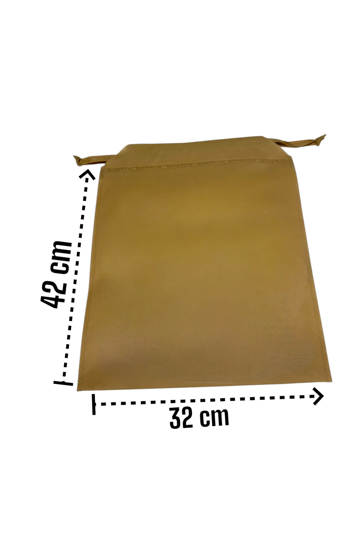 Balkan Room 12 Adet Bej Büzgülü Ayakkabı Saklama Çantası Seyahat Hurcu Çokama