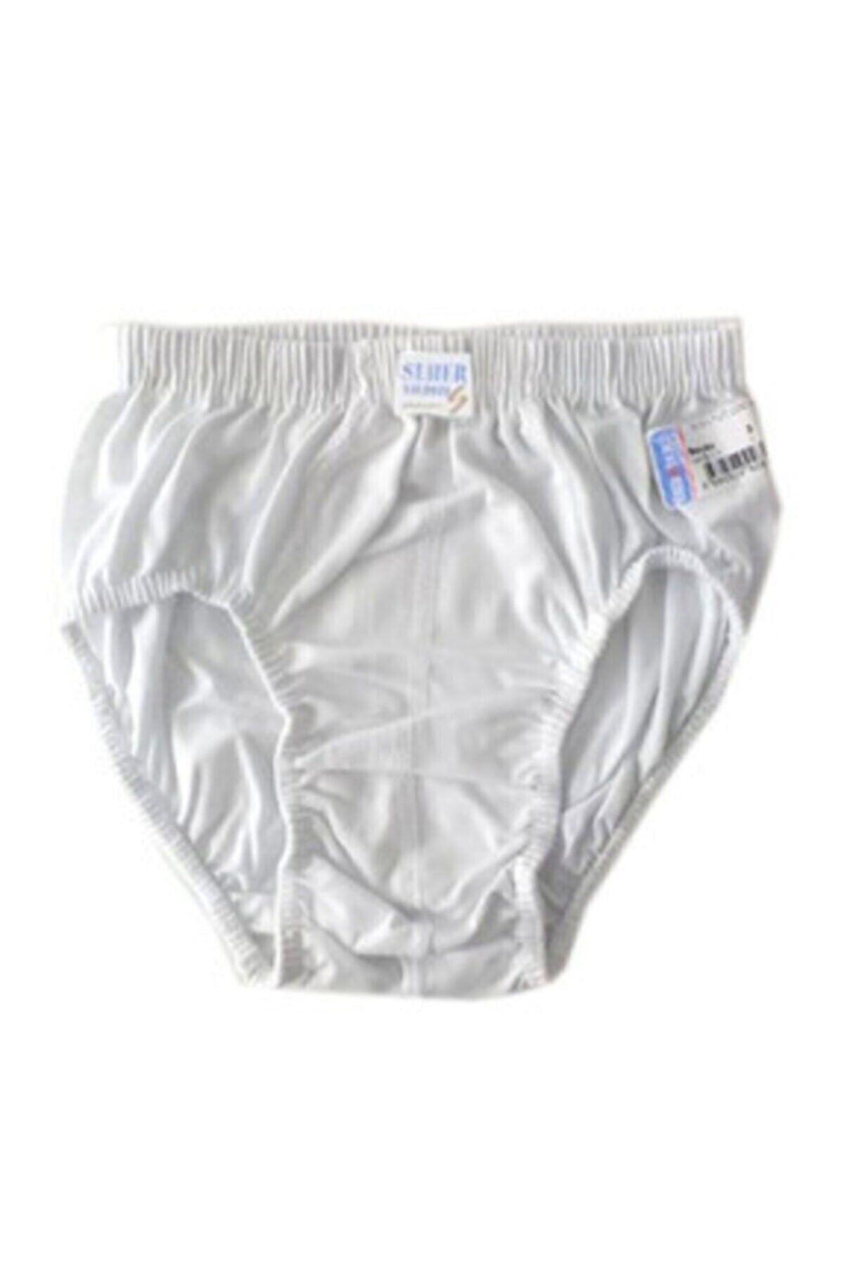 12 Adet Mavi Renk Çocuk Slip Külot