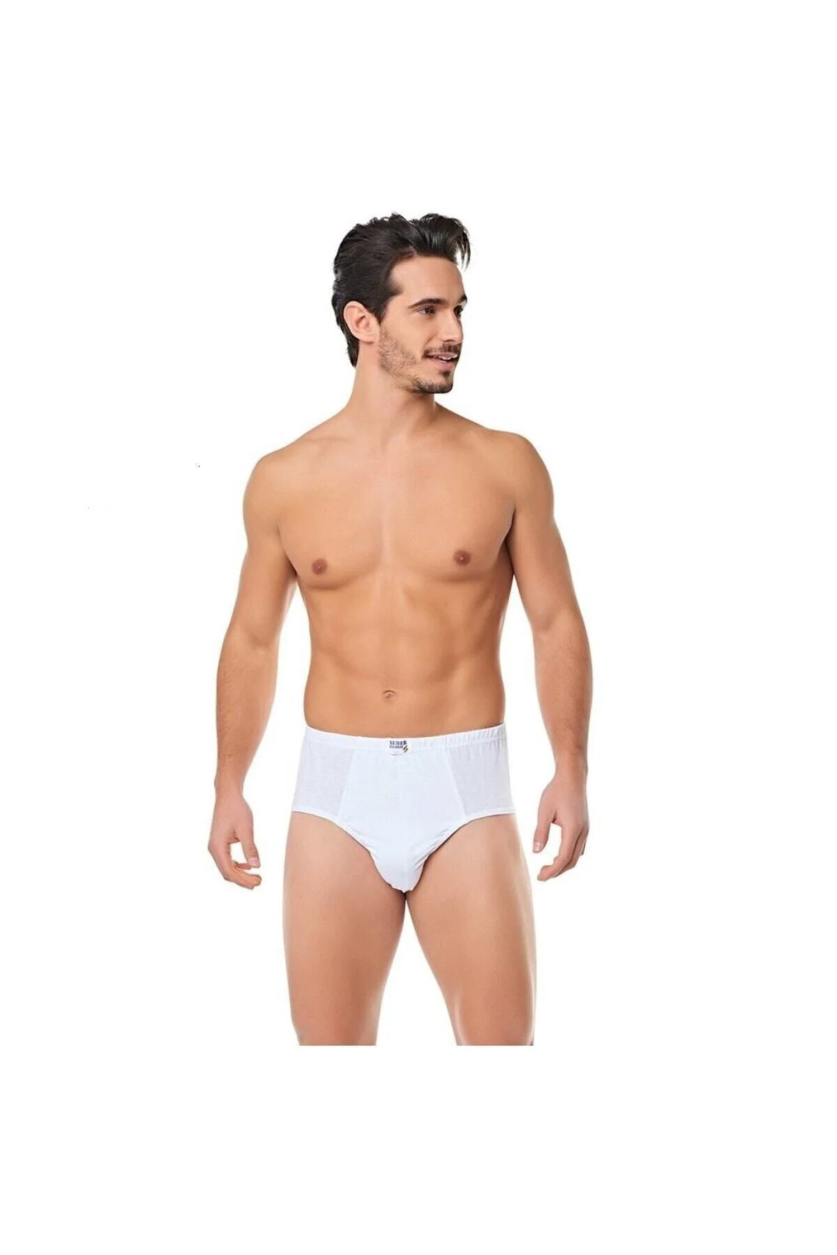 12 Adet Beyaz Renk Slip Külot 12 Adet Beyaz Renk Slip Külot