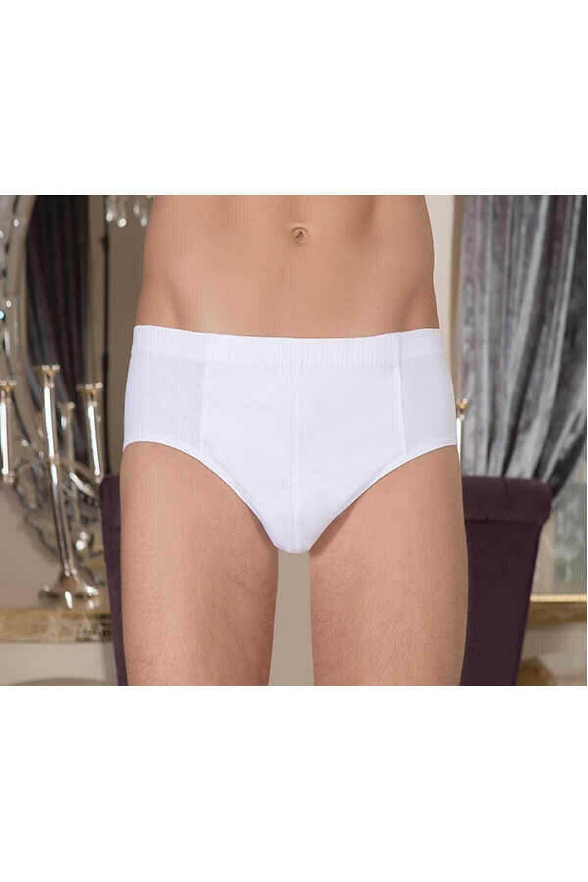 Berrak 12 Adet Beyaz Renk Slip Külot