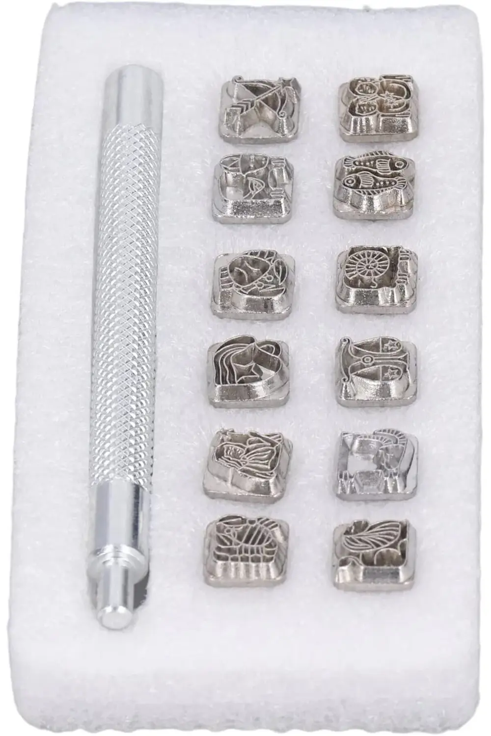 Tuhafiyecimiz 12 Adet Çok Şekilli Deri Damgalama Seti, Deri Sanat El Sanatları Tuhafiyecimiz 12 Adet Çok Şekilli Deri Damgalama Seti, Deri Sanat El Sanatları