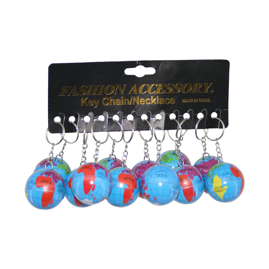 12 ADET DÜNYA ANAHTARLIK (4741)