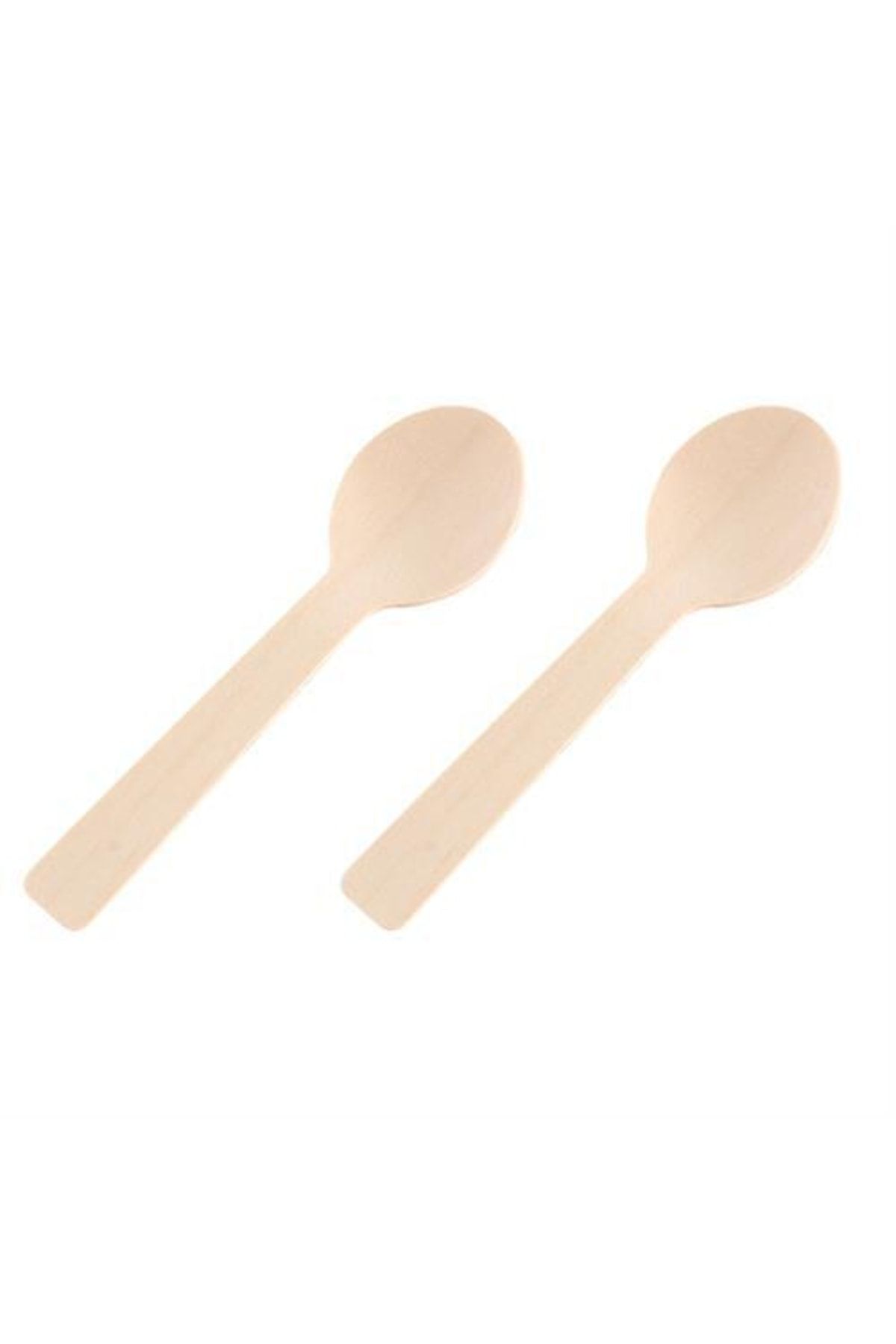 12 Adet El Yapımı Doğal Ahşap 13 Cm Karıştırma Kaşığı