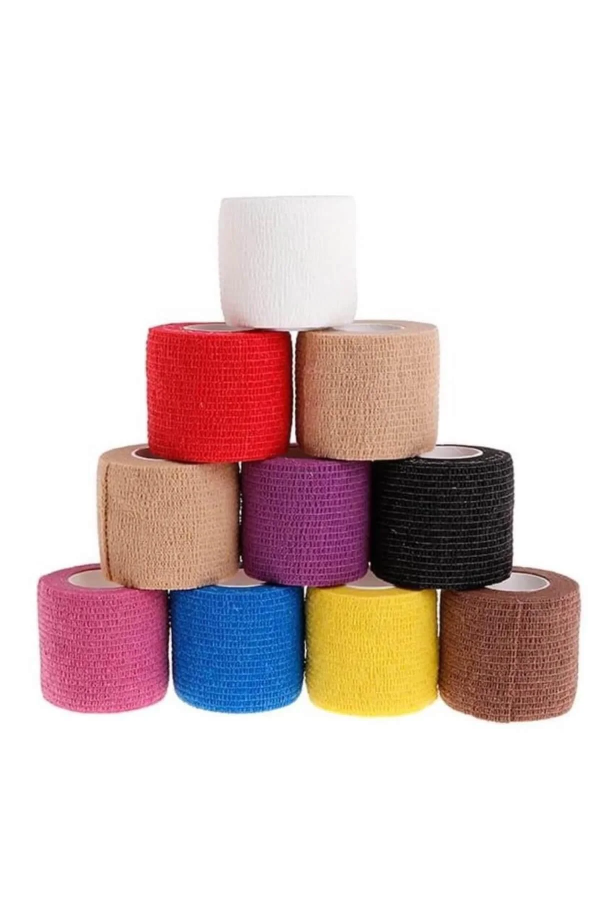 12 Adet Elastik Kendinden Yapışkanlı Koban Bandaj 5 cm - Görsel 6