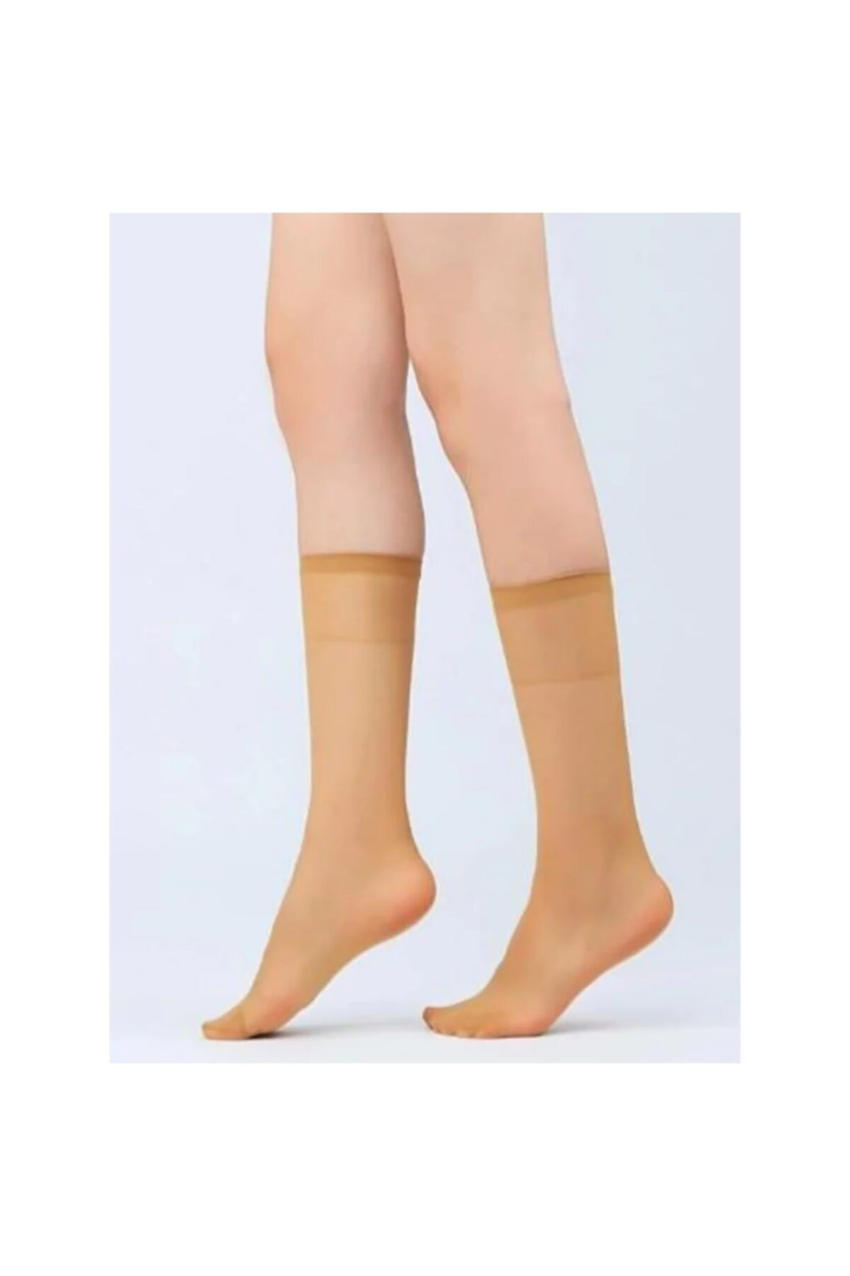 12 Adet Ince Soket Çorap - 20 Denye Ince Soket Bayan Çorap