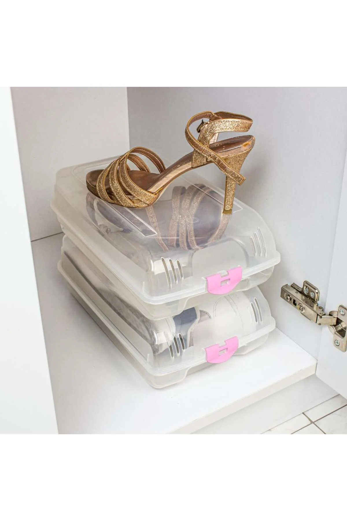 12 Adet Kadın Ayakkabı Saklama Kutusu, Ayakkabı Koruma Kutusu, Şe
