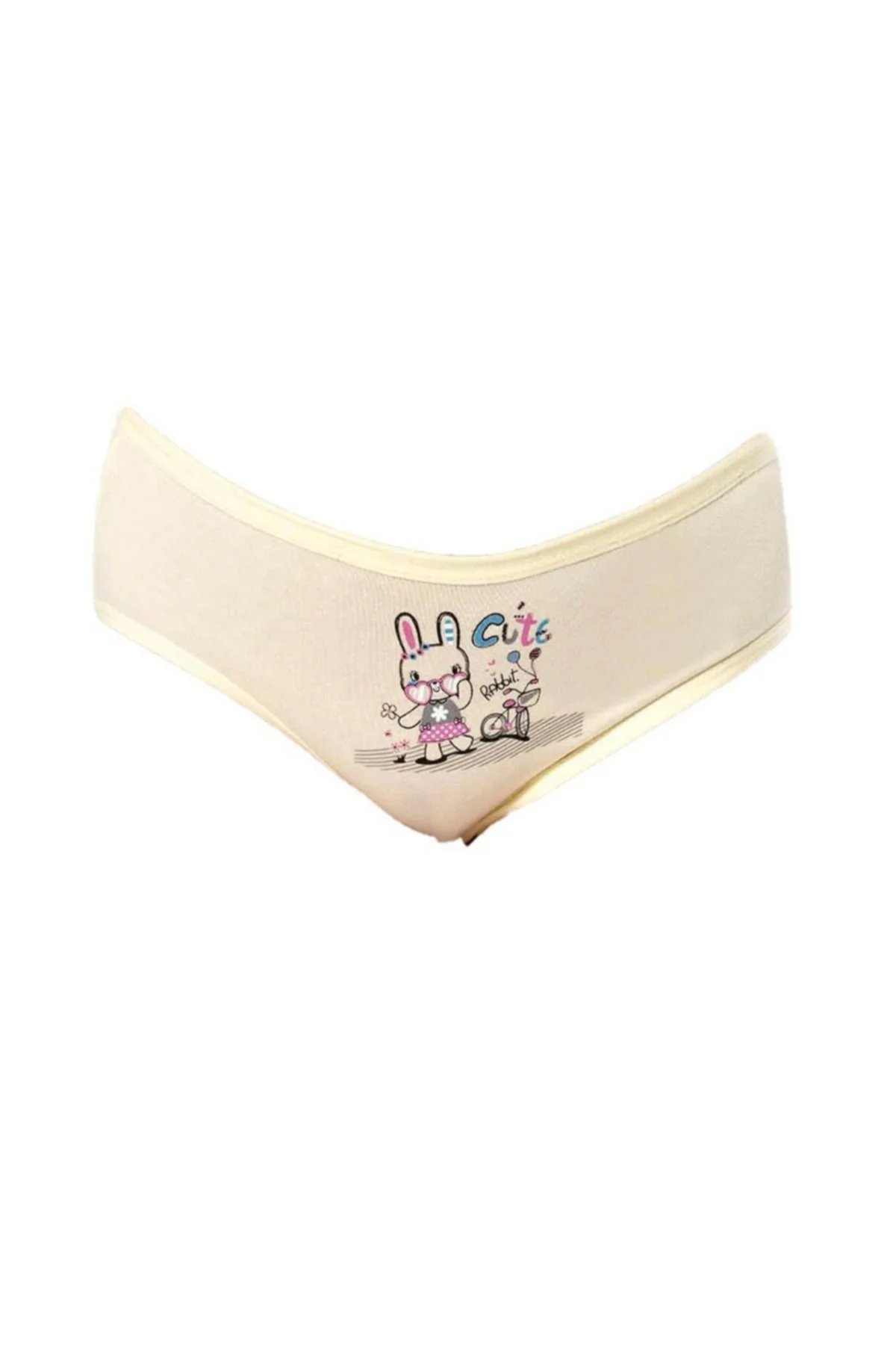 12 Adet Kız Çocuk Baskılı Külot Karışık Renk 3410