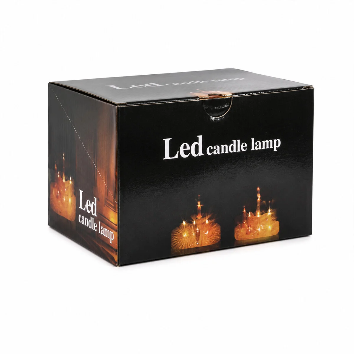 12 ADET LED CANDLE LAMP ORTA BOY= ÇAP:5CM - Y: 12CM PİLLİ LED MUM