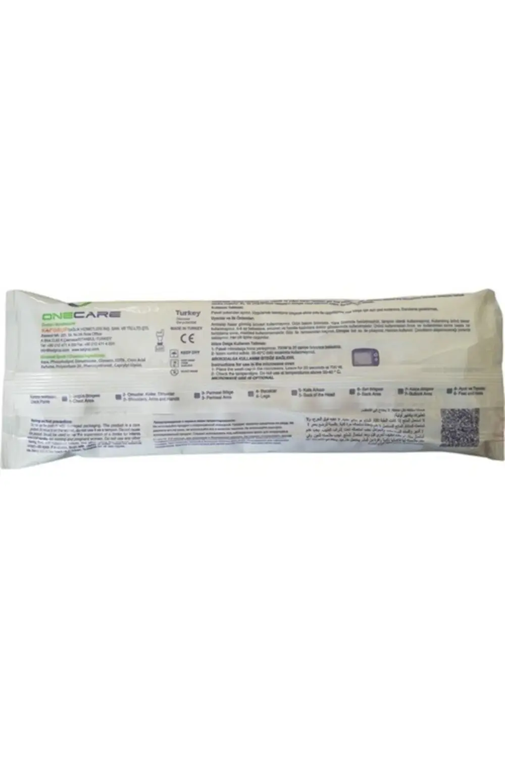 12 Adet - One Care Bariyer Kremli Inkontinans Mendili - Alkolsüz