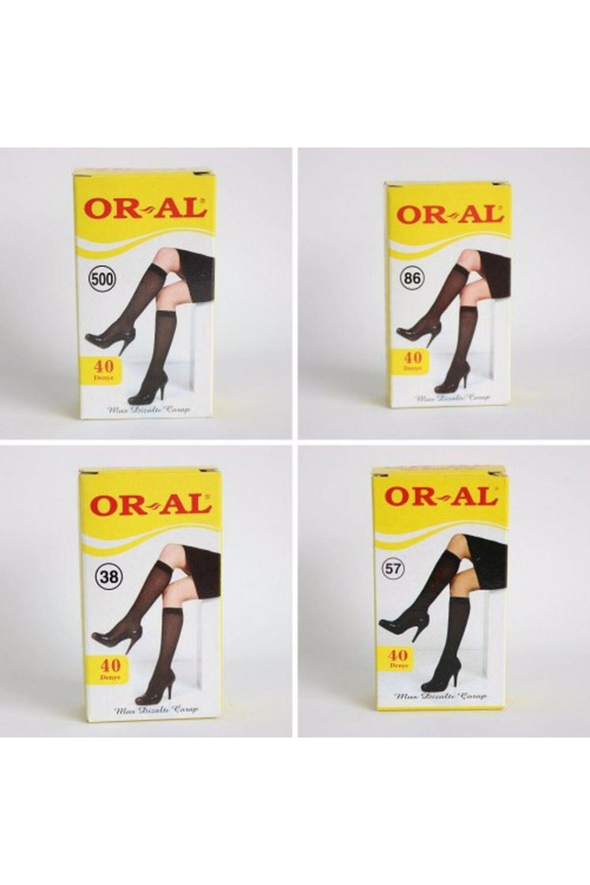 12 Adet ORARTEKS OR-AL 40 Den Mus Dizaltı Çorap