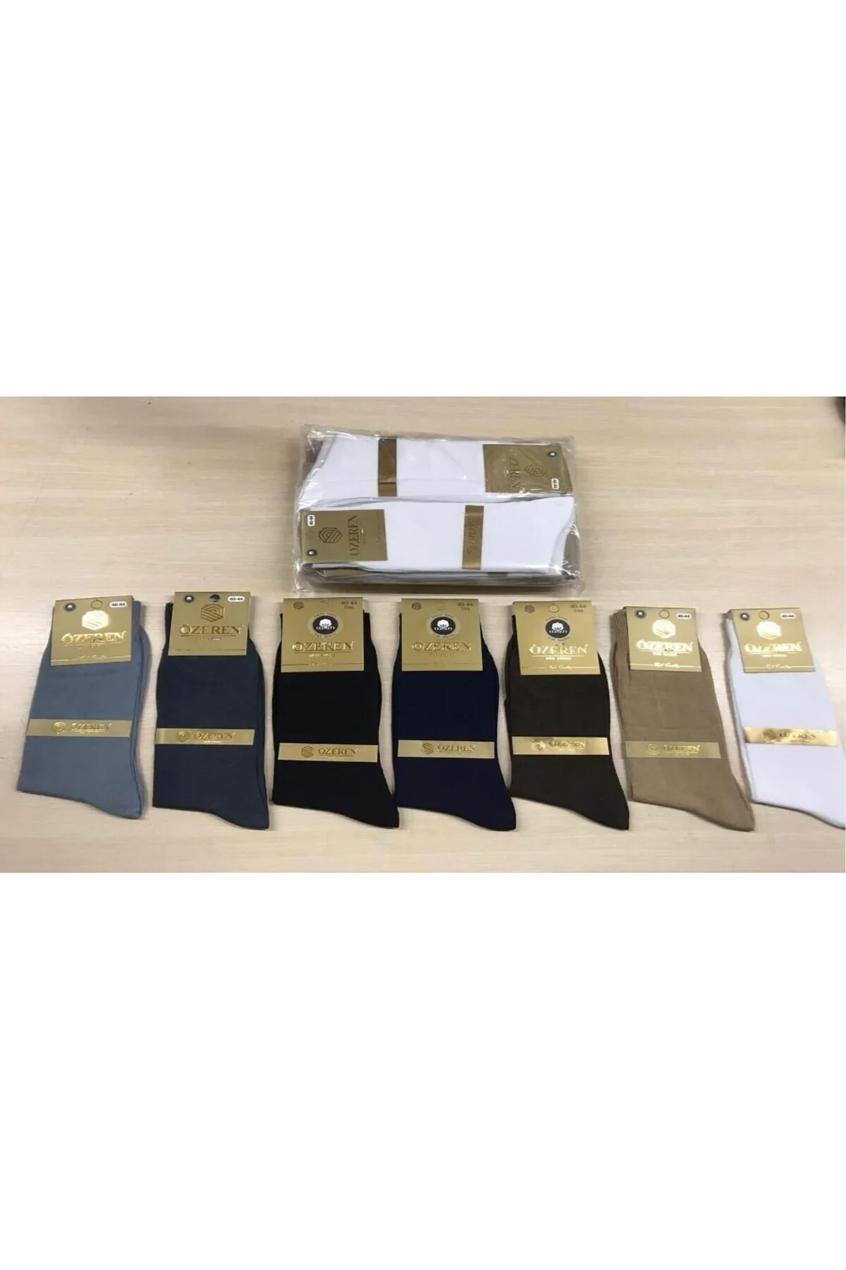 (12 ADET) ÖZEREN GOLD PAMUK ERKEK ÇORAP (40-44)