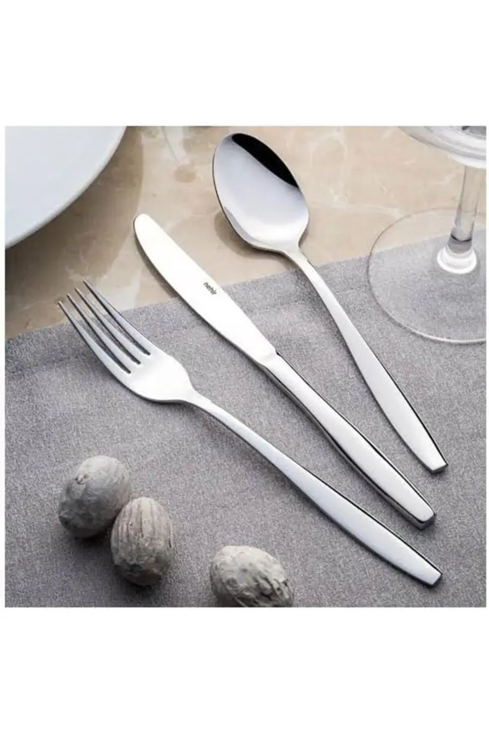 12 Adet Sade Yemek Çatal 395519