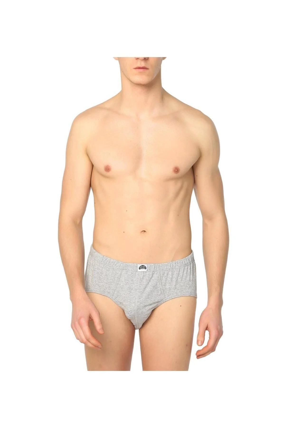 12 Adet Gri Renk Slip Külot