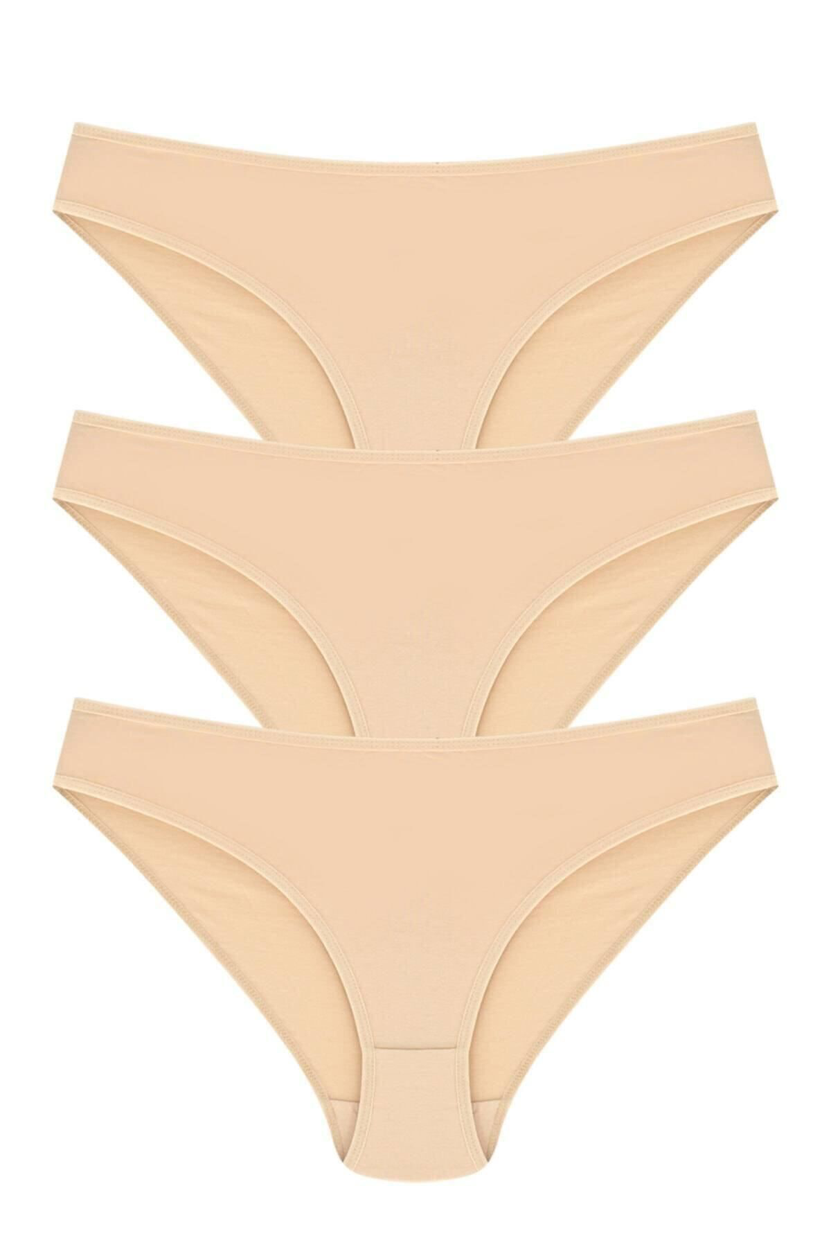 12 Adet Ten Rengi Bikini Külot
