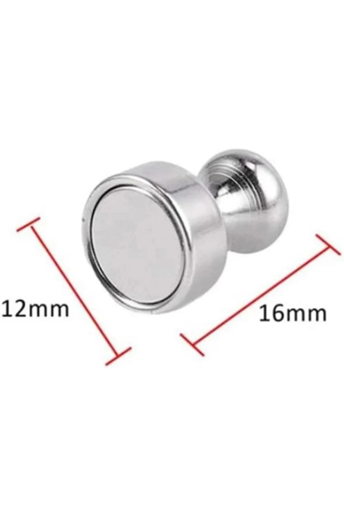 12 Adet Yüksek Kalite Güçlü Neodyum Mıknatıs Buzdolabı Magnet Fotoğraf Evrak Kağıt Tutucu