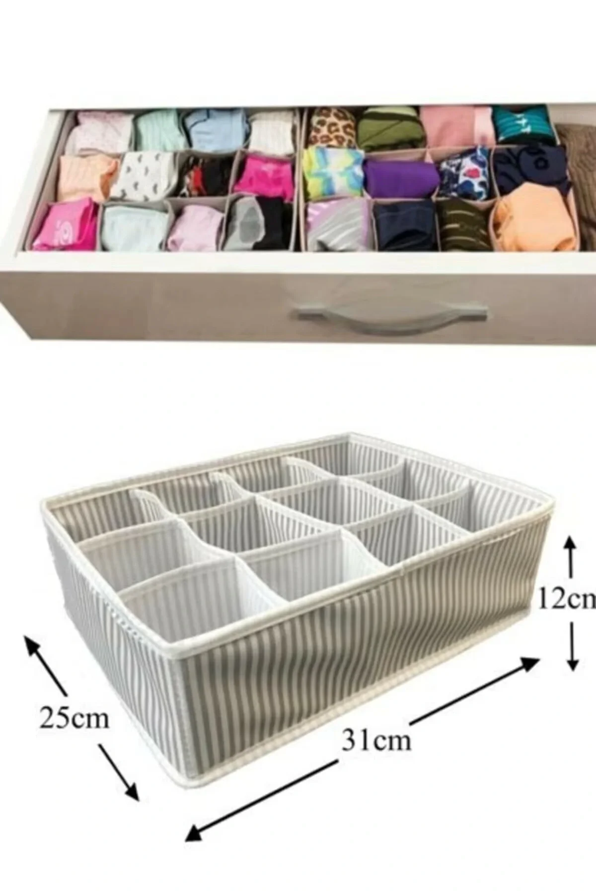 12 Bölmeli Pratik Bölmeli Çekmece Düzenleyici Organizer(iç Çamaşırı Kravat Çorap Düzenleyici) 12 Bölmeli Pratik Bölmeli Çekmece Düzenleyici Organizer(iç Çamaşırı Kravat Çorap Düzenleyici)