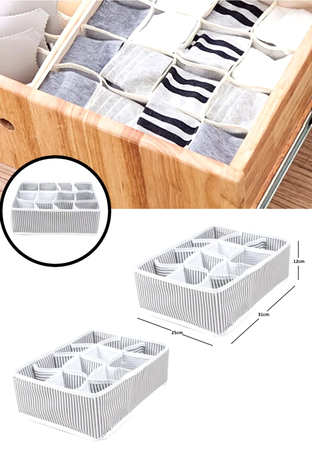 12 Bölmeli Pratik Bölmeli Çekmece Düzenleyici Organizer(iç Çamaşırı Kravat Çorap Düzenleyici) 12 Bölmeli Pratik Bölmeli Çekmece Düzenleyici Organizer(iç Çamaşırı Kravat Çorap Düzenleyici)