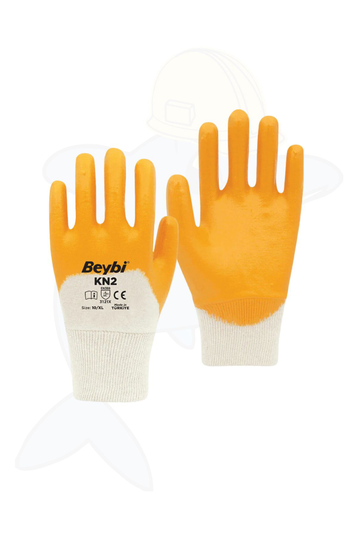 Beybi 12 Çift Adres Supply Beybi İş Eldiveni Kn2 ( No:10) ( 12 Adet )