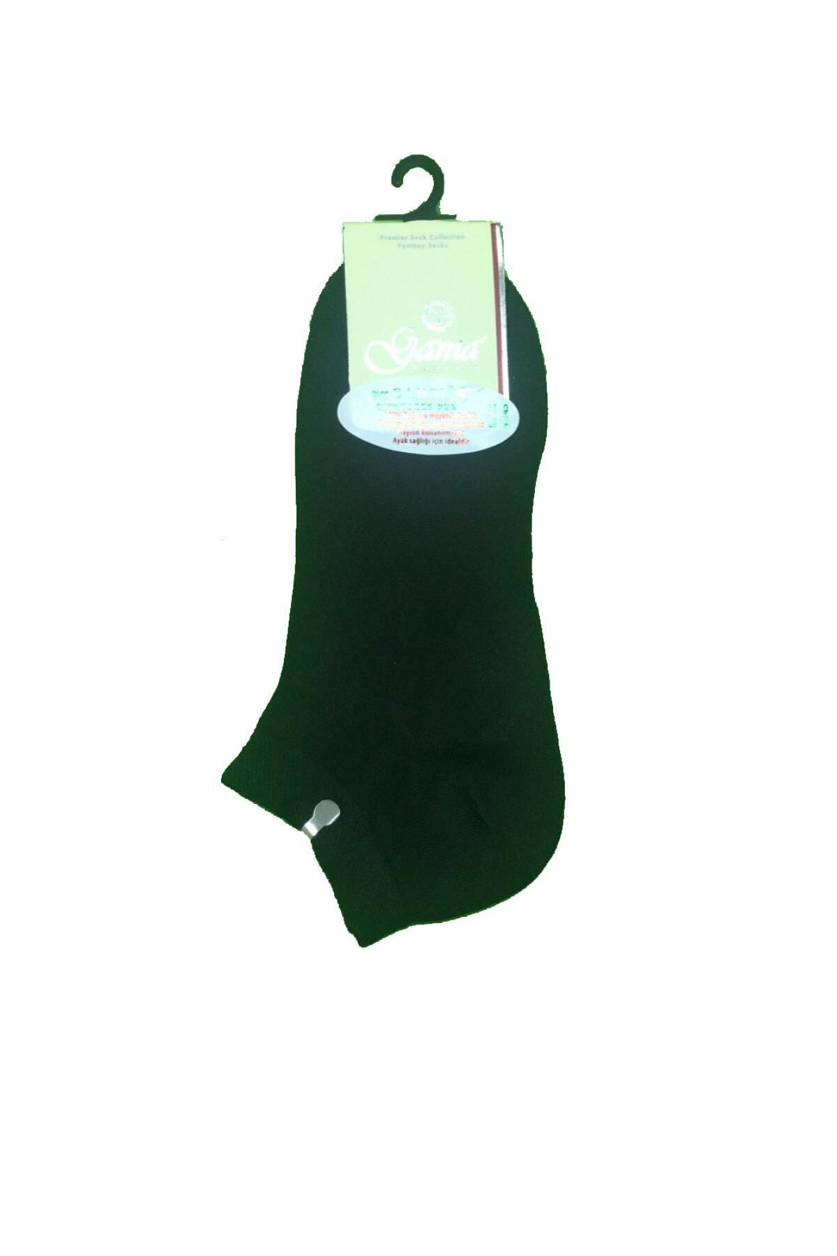 12 Çift Beyaz Renk Bambu Patik Çorap