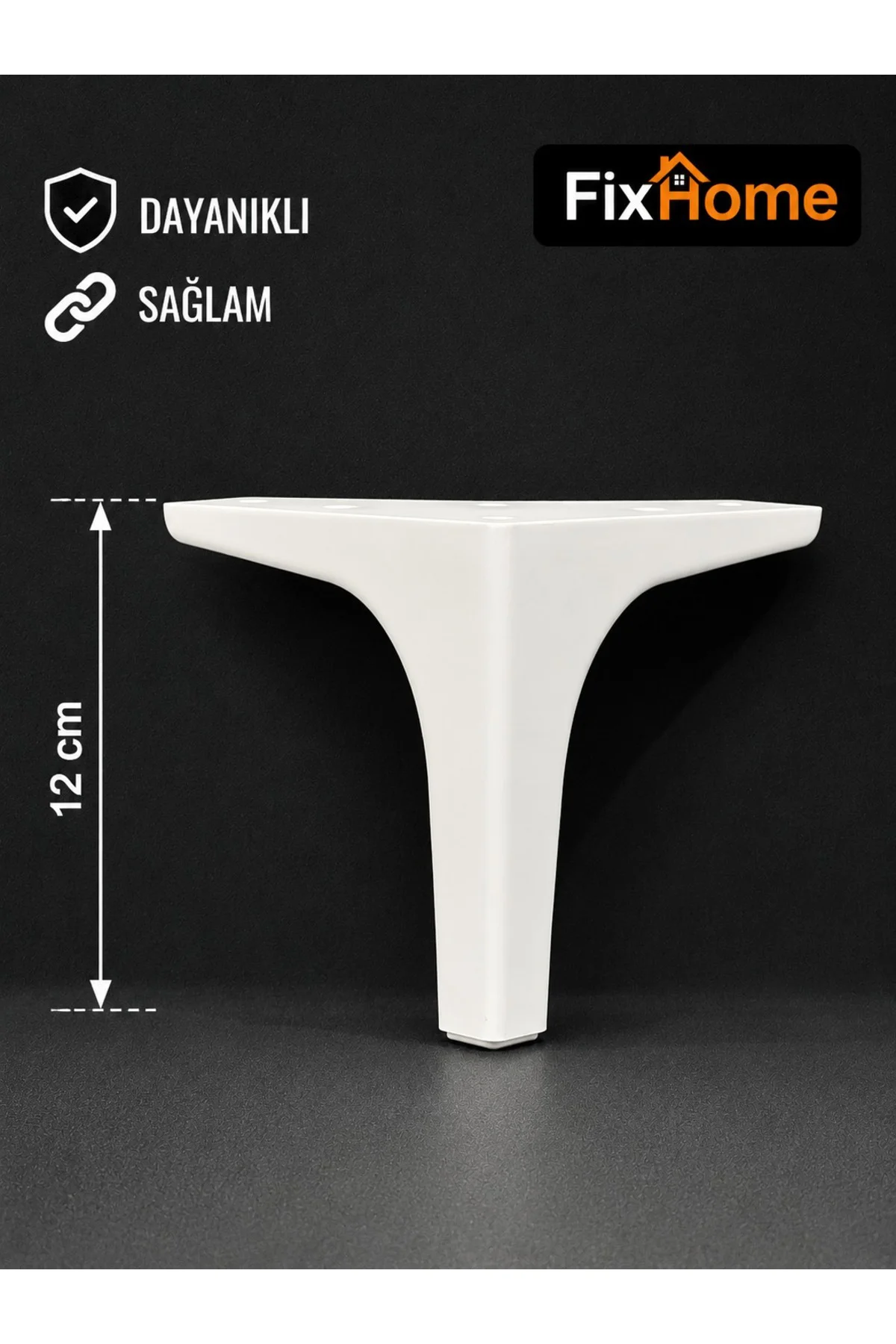 12 CM AYAK - CAN AYAK - BEYAZ - 4 ADET - MOBİLYA BAZA KOLTUK AYAĞI 12 CM AYAK - CAN AYAK - BEYAZ - 4 ADET - MOBİLYA BAZA KOLTUK AYAĞI