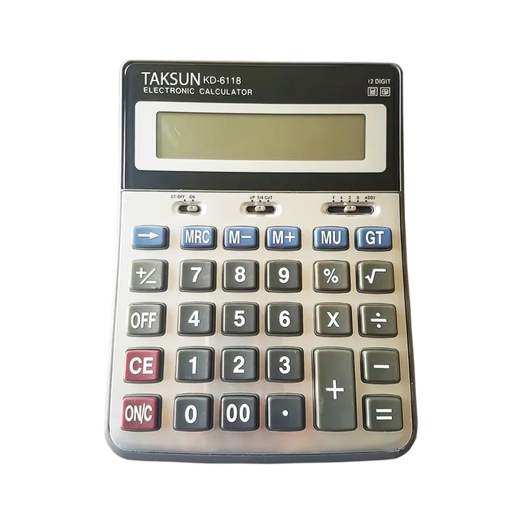 12 Haneli Hesap Makinesi TS-6118 12 Haneli Hesap Makinesi TS-6118
