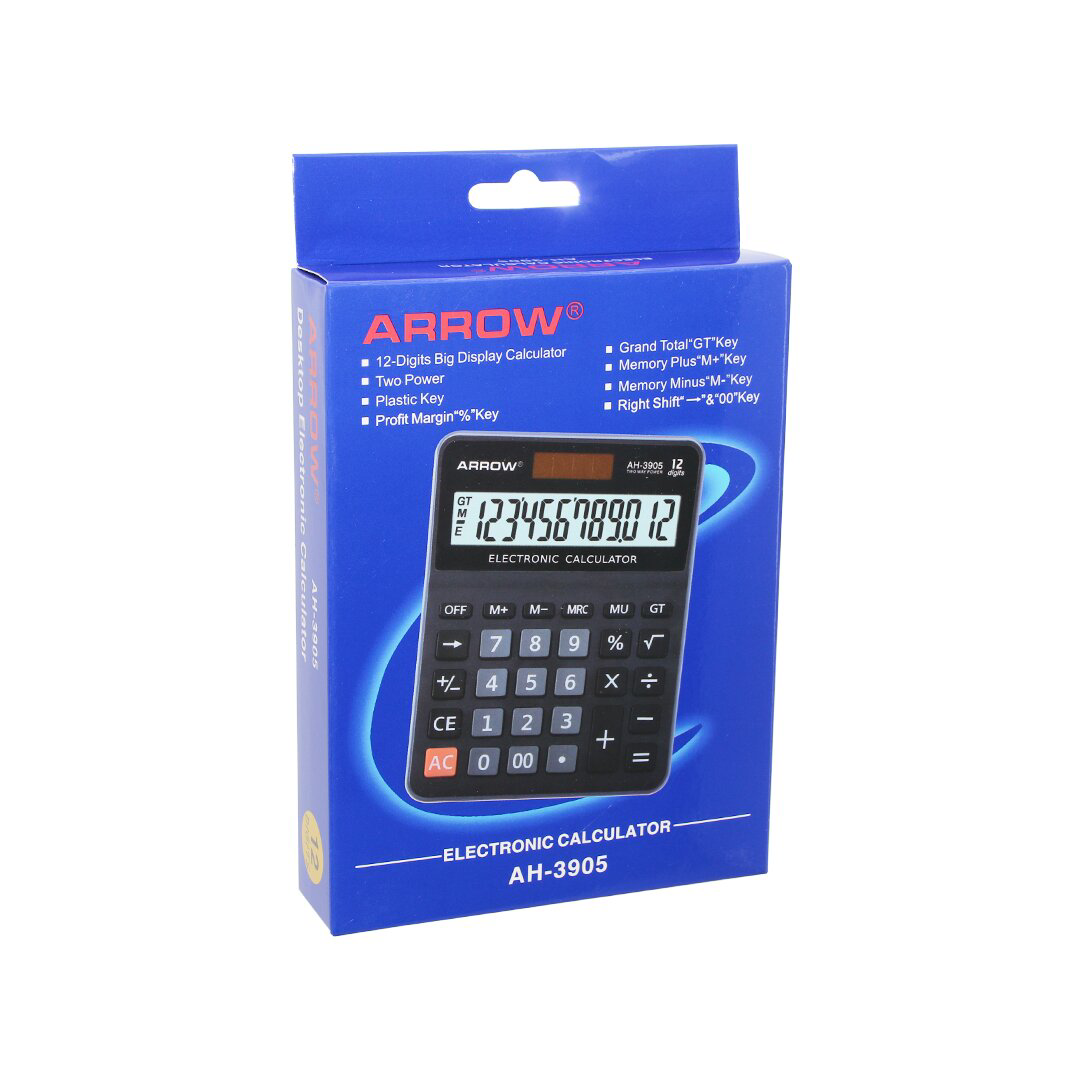 Just Cheap Store 12 Haneli  Hesap Makinesi  Güneş Enerjili - Pilli   17.5 X 12.5 X