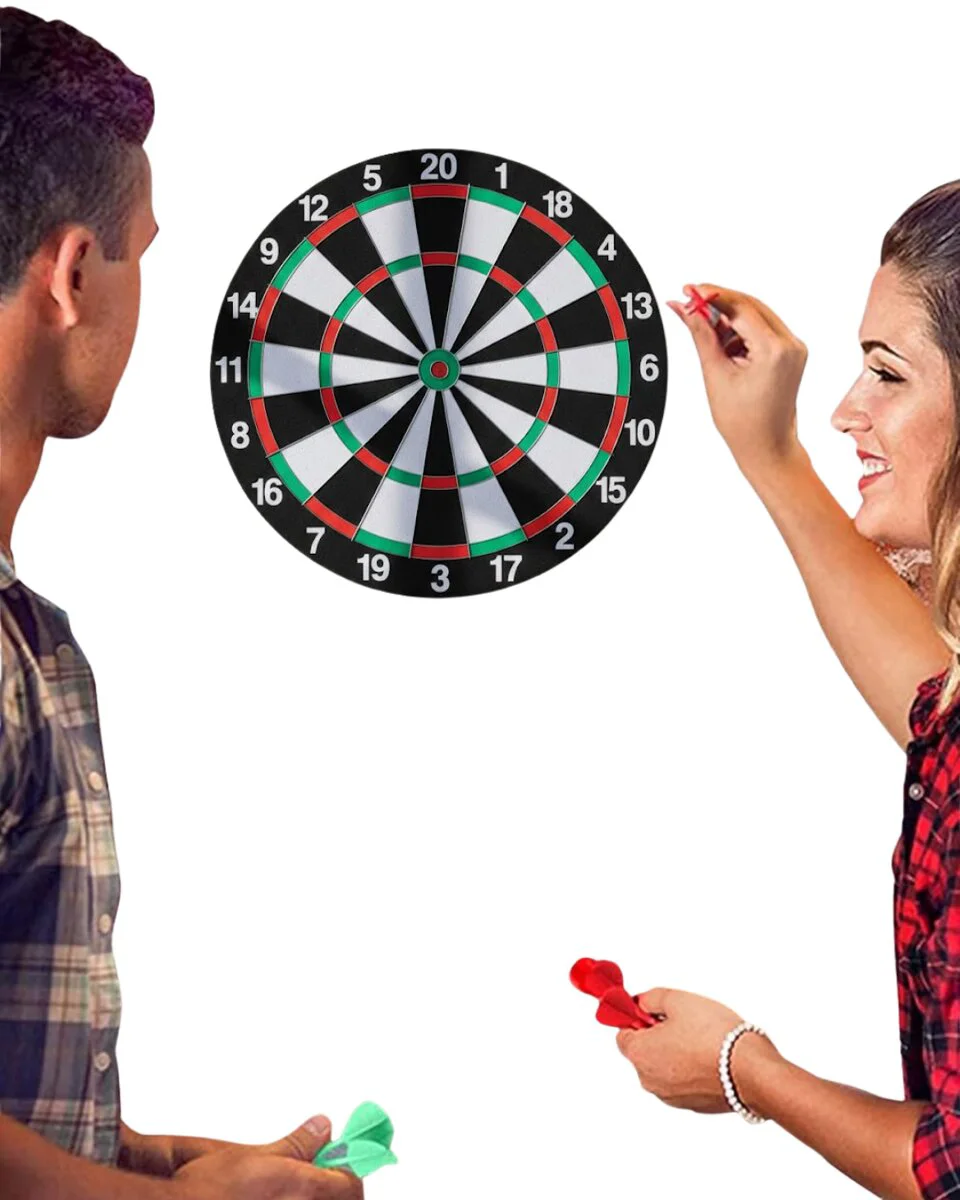 12 inç Dart Tahtası Seti - Evde Eğlence ve Profesyonel Oyun Deneyimi