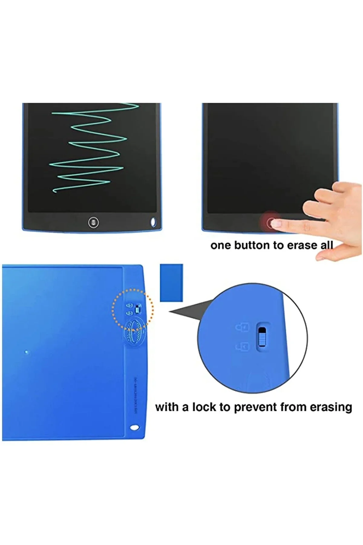 12 Inc Writing Lcd Grafik Dijital Kalemli Çizim Tableti Yazı Taht