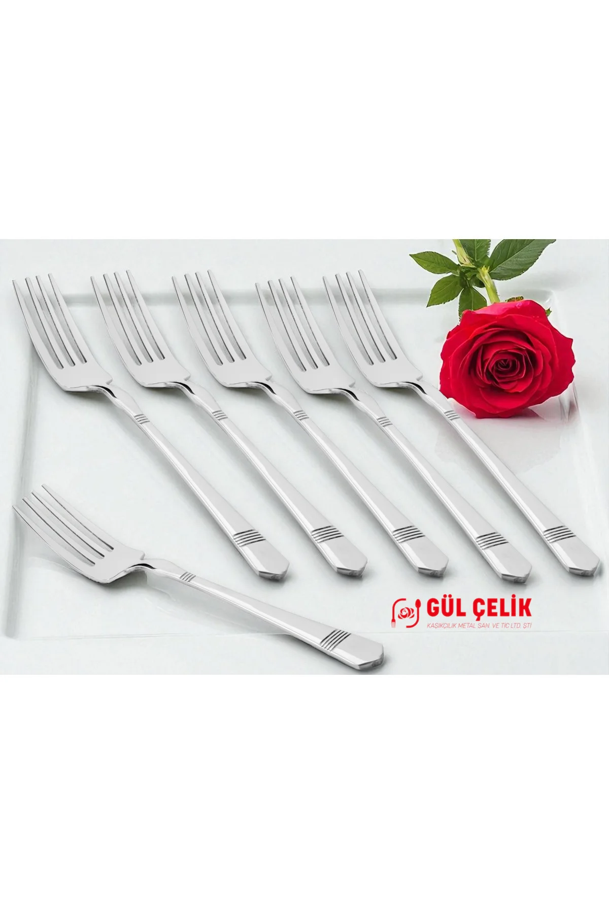 12 Kişilik Yemek Çatalı Alvina Model 304 Kalite 18/10 Paslanmaz Ç