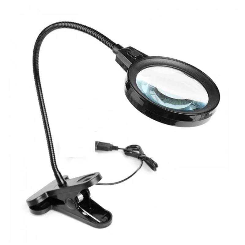 12 Led Clipslı Işıklı Büyüteç Işıklı Masa Lambası Çalışma Lambası 12 Led Clipslı Işıklı Büyüteç Işıklı Masa Lambası Çalışma Lambası