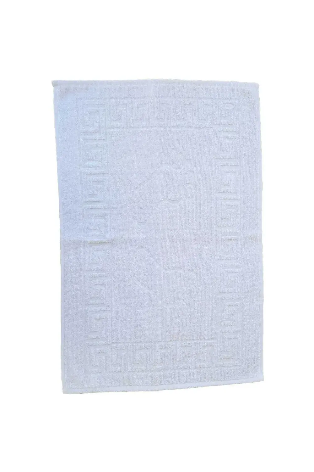 12 li Ayak İzli Banyo Paspas 100 Pamuklu Ayak Havlusu